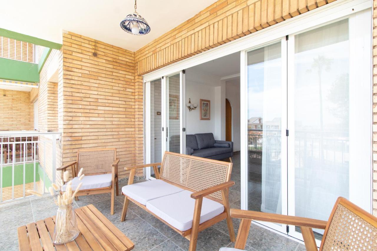 Global Properties, Apartamento Con Terraza Y Piscina A Un Paso De La Playa 卡耐特蒂贝兰格 外观 照片
